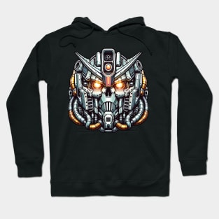 Biomech Skull S01 D11 Hoodie